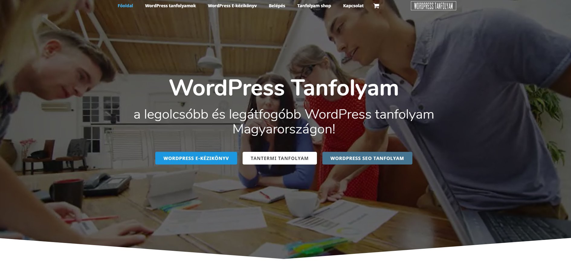 Belvárosi WordPress tanfolyam